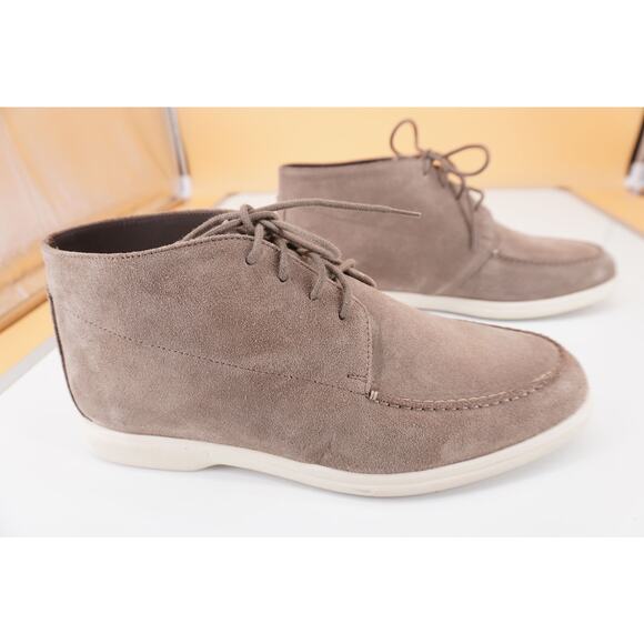 Canali Taupe Suede Chukka Hiking Boots Size 8.5 New Lace Up $595 Ankle main image 4